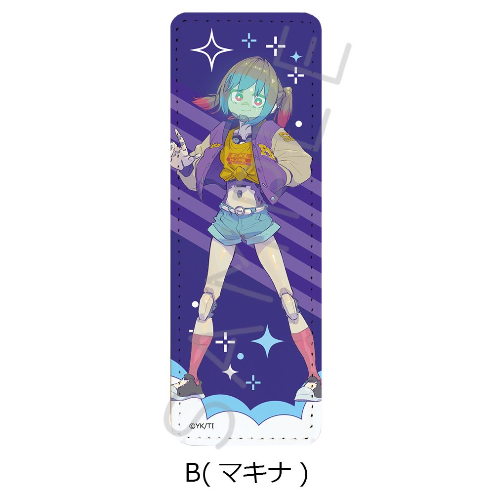 銀河特急 ミルキー☆サブウェイ レザーバッジ(ロング) B マキナ ("MILKY SUBWAY THE GALACTIC LIMITED EXPRESS" Leather Badge (Long) B Makina)