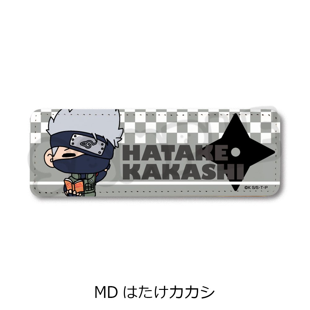 NARUTO-ナルト- レザーバッジ(ロング) MD はたけカカシ ("NARUTO" Leather Badge (Long) MD Hatake Kakashi)