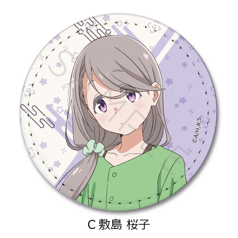 mono レザーバッジ C 敷島桜子 ("mono" Leather Badge C Shikishima Sakurako)