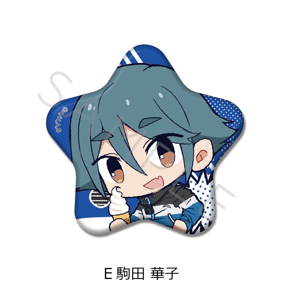 mono 星型缶バッジ E 駒田華子 ("mono" Star Can Badge E Komada Kako)
