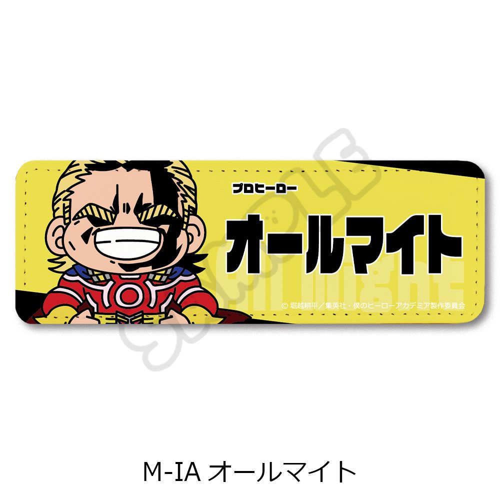 僕のヒーローアカデミア みんなmochocho化大作戦! 第6弾 レザーバッジ(ロング) M-IA オールマイト ("My Hero Academia" Minna mochocho Ka Daisakusen! Vol. 6 Leather Badge (Long) M-IA All Might)