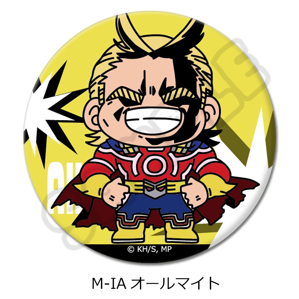 僕のヒーローアカデミア みんなmochocho化大作戦! 第6弾 丸形缶バッジ(57mm) M-IA オールマイト ("My Hero Academia" Minna mochocho Ka Daisakusen! Vol. 6 Round Can Badge (57mm) M-IA All Might)