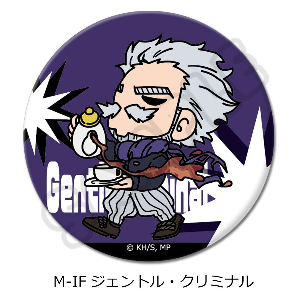 僕のヒーローアカデミア みんなmochocho化大作戦! 第6弾 丸形缶バッジ(57mm) M-IF ジェントル・クリミナル ("My Hero Academia" Minna mochocho Ka Daisakusen! Vol. 6 Round Can Badge (57mm) M-IF Gentle Criminal)