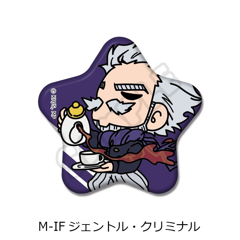 僕のヒーローアカデミア みんなmochocho化大作戦! 第6弾 星型缶バッジ M-IF ジェントル・クリミナル ("My Hero Academia" Minna mochocho Ka Daisakusen! Vol. 6 Star Can Badge M-IF Gentle Criminal)