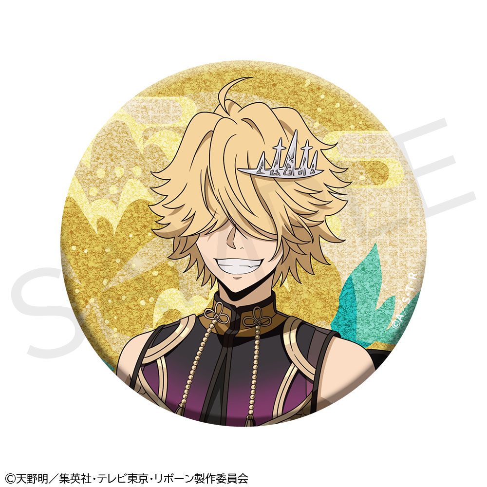 家庭教師ヒットマンREBORN! BIGホログラム缶バッジ ベルフェゴール(10年後) ("Reborn!" Big Hologram Can Badge Belphegor (10 Years Later))