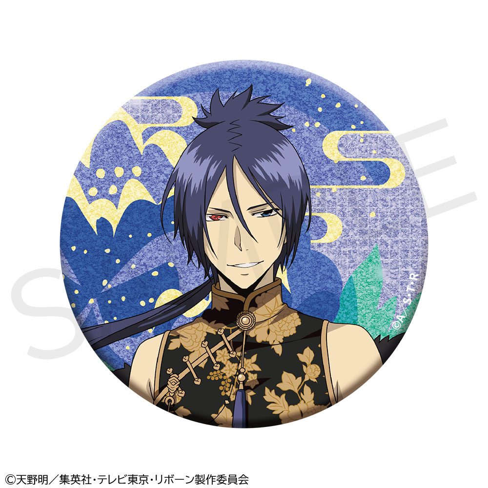 家庭教師ヒットマンREBORN! BIGホログラム缶バッジ 六道骸(10年後) ("Reborn!" Big Hologram Can Badge Rokudo Mukuro (10 Years Later))