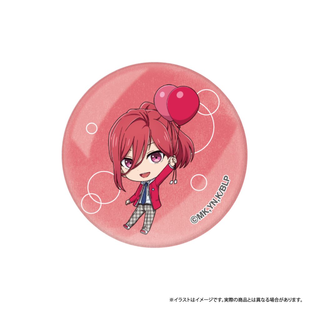 ブルーロック ガラスマグネット 千切豹馬(ミニキャラ)(風船) ("Blue Lock" Glass Magnet Chigiri Hyoma (Mini Character) (Balloon))