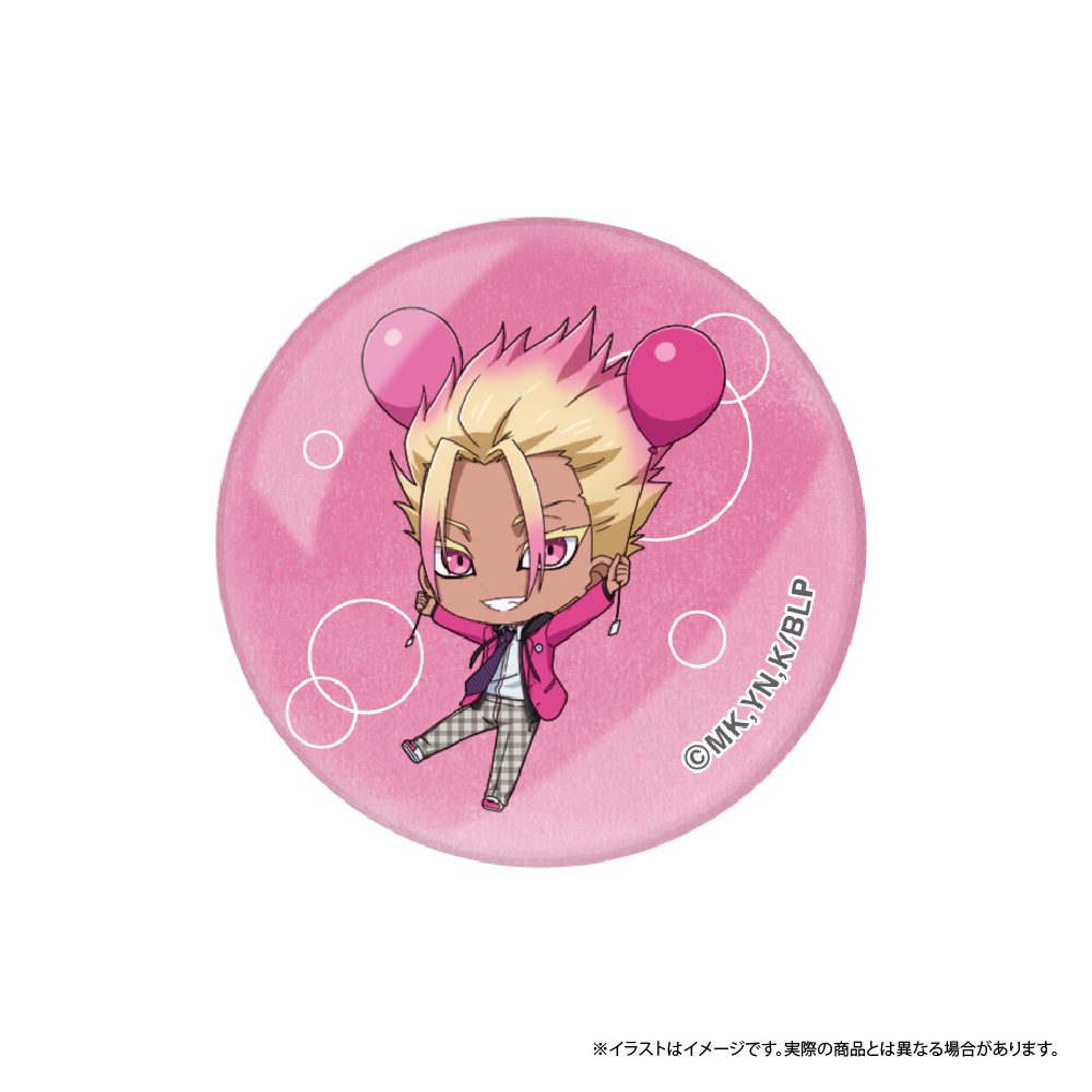 ブルーロック ガラスマグネット 士道龍聖(ミニキャラ)(風船) ("Blue Lock" Glass Magnet Shidou Ryusei (Mini Character) (Balloon))