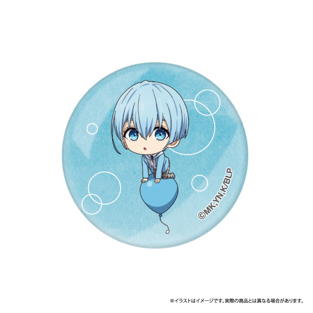 ブルーロック ガラスマグネット 氷織羊(ミニキャラ)(風船) ("Blue Lock" Glass Magnet Hiori Yo (Mini Character) (Balloon))