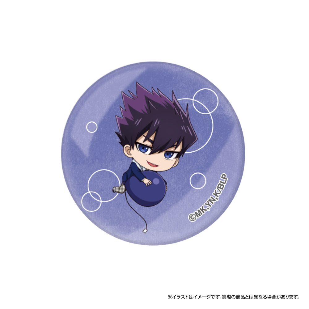 ブルーロック ガラスマグネット 烏旅人(ミニキャラ)(風船) ("Blue Lock" Glass Magnet Karasu Tabito (Mini Character) (Balloon))