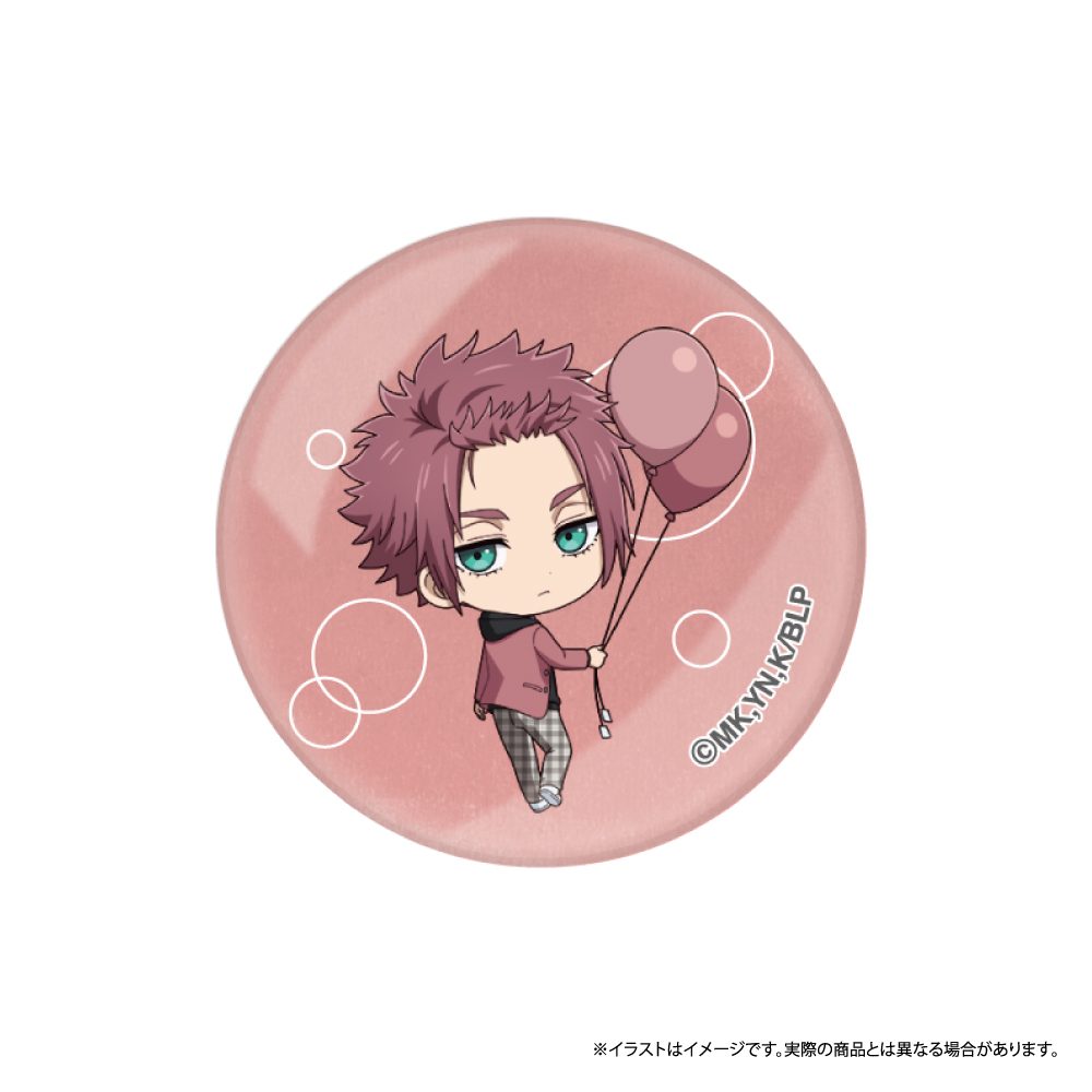 ブルーロック ガラスマグネット 糸師冴(ミニキャラ)(風船) ("Blue Lock" Glass Magnet Itoshi Sae (Mini Character) (Balloon))
