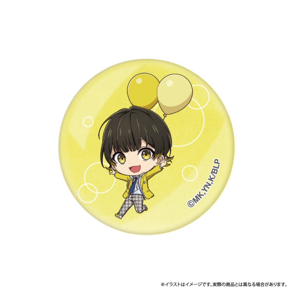 ブルーロック ガラスマグネット 蜂楽廻(ミニキャラ)(風船) ("Blue Lock" Glass Magnet Bachira Meguru (Mini Character) (Balloon))
