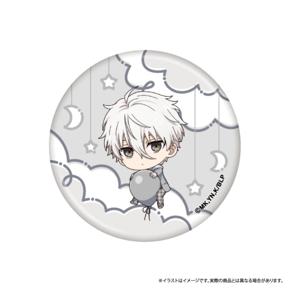 ブルーロック 丸缶バッジ 凪誠士郎(ミニキャラ)(風船) ("Blue Lock" Round Can Badge Nagi Seishiro (Mini Character) (Balloon))