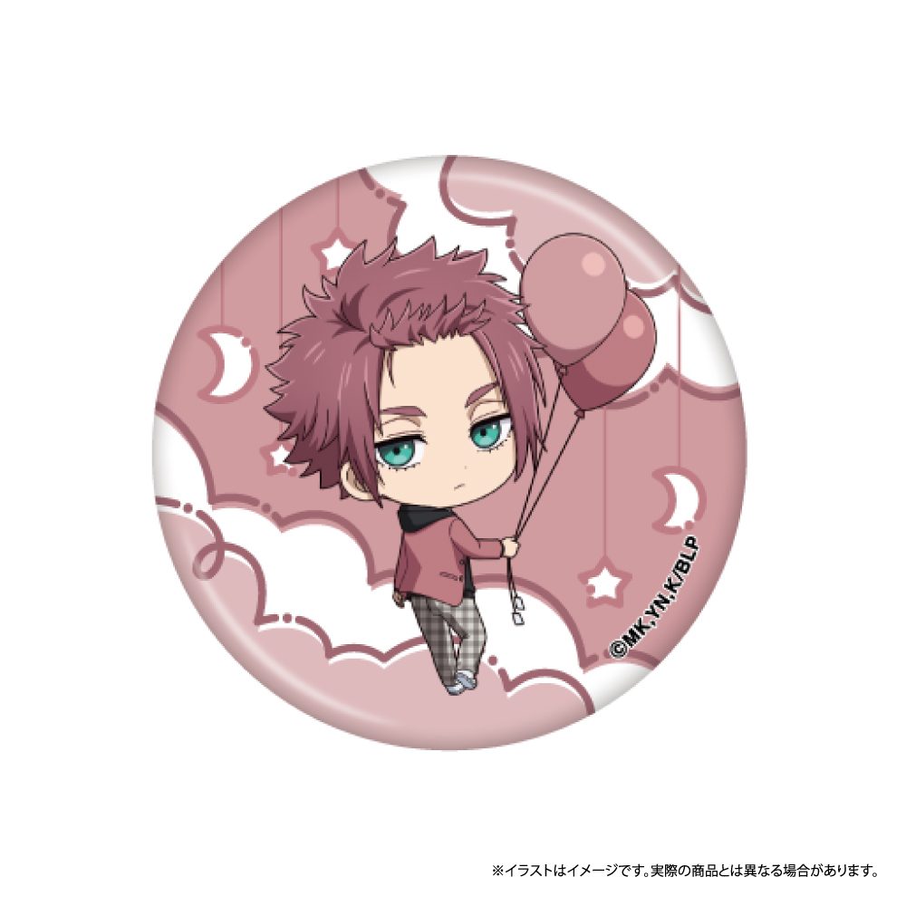 ブルーロック 丸缶バッジ 糸師冴(ミニキャラ)(風船) ("Blue Lock" Round Can Badge Itoshi Sae (Mini Character) (Balloon))