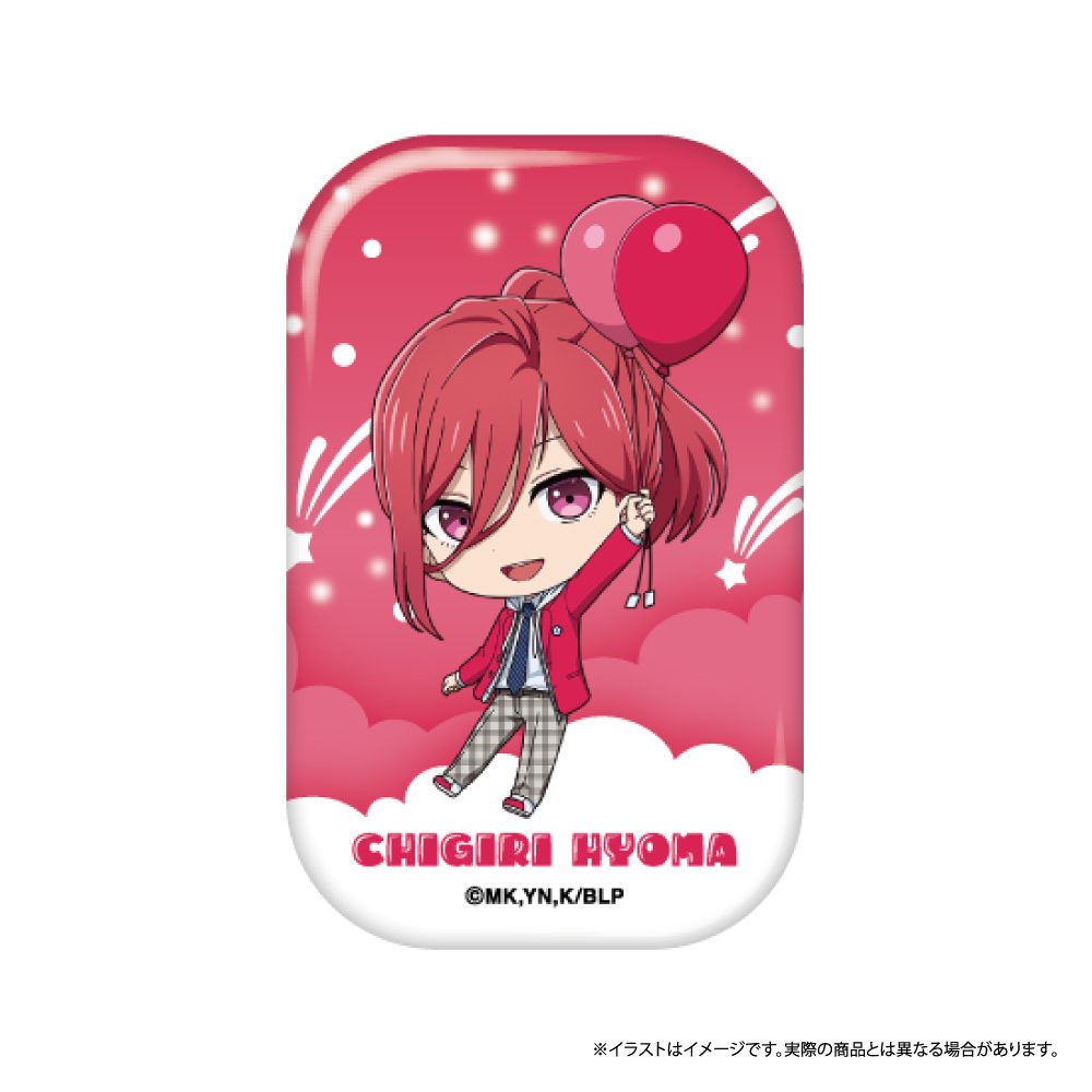 ブルーロック 長方形缶バッジ 千切豹馬(ミニキャラ)(風船) ("Blue Lock" Rectangle Can Badge Chigiri Hyoma (Mini Character) (Balloon))