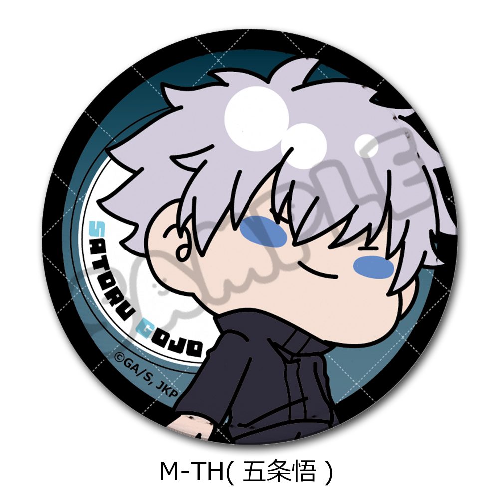 呪術廻戦 2期 第6弾 レザーバッジ(丸形) M-TH 五条悟 ("Jujutsu Kaisen" Season 2 Vol. 6 Leather Badge (Round) M-TH Gojo Satoru)