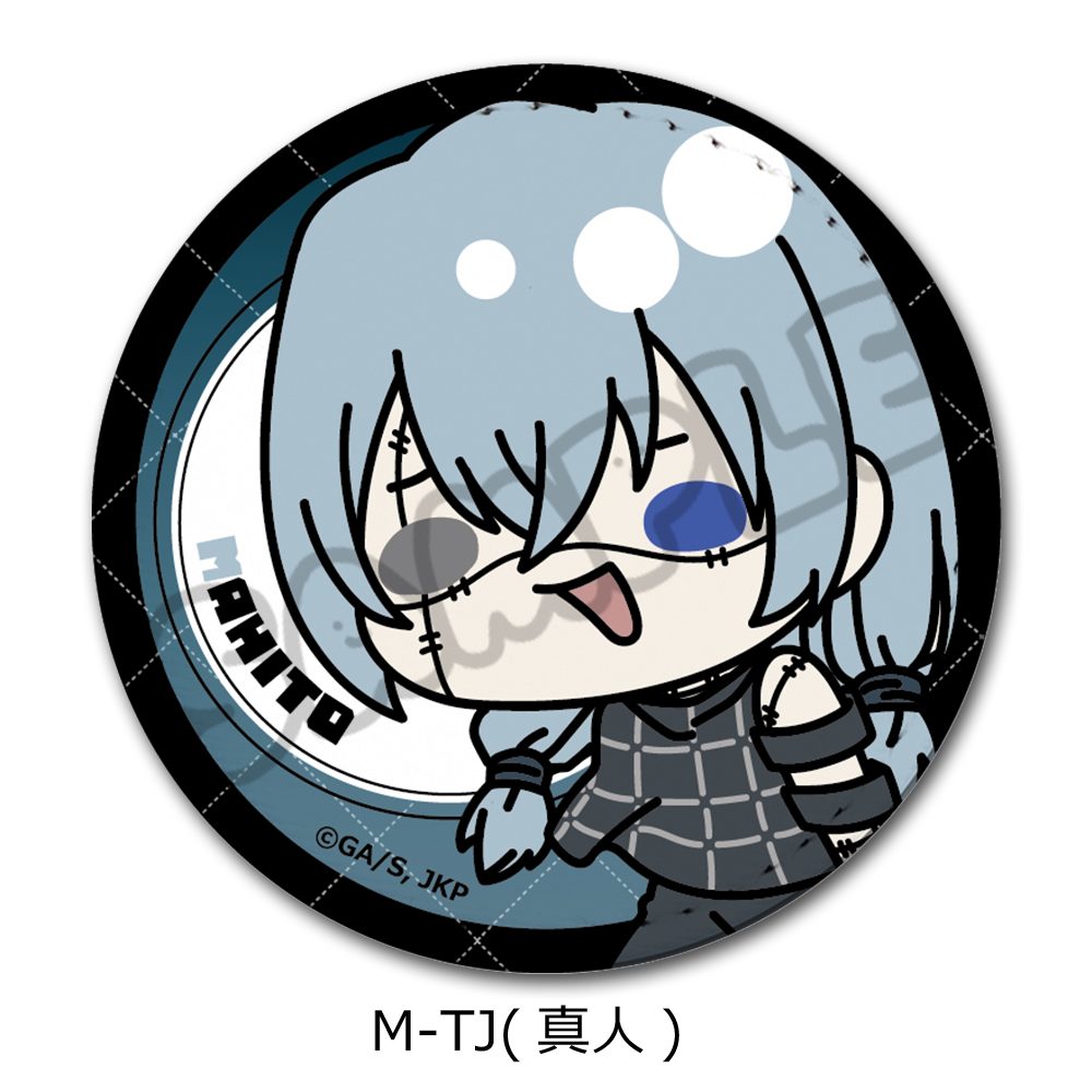 呪術廻戦 2期 第6弾 レザーバッジ(丸形) M-TJ 真人 ("Jujutsu Kaisen" Season 2 Vol. 6 Leather Badge (Round) M-TJ Mahito)