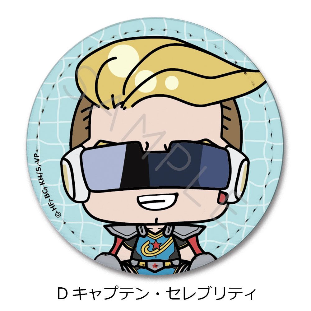 ヴィジランテ -僕のヒーローアカデミア ILLEGALS- レザーバッジ D キャプテン・セレブリティ ("My Hero Academia: Vigilantes" Leather Badge D Captain Celebrity)