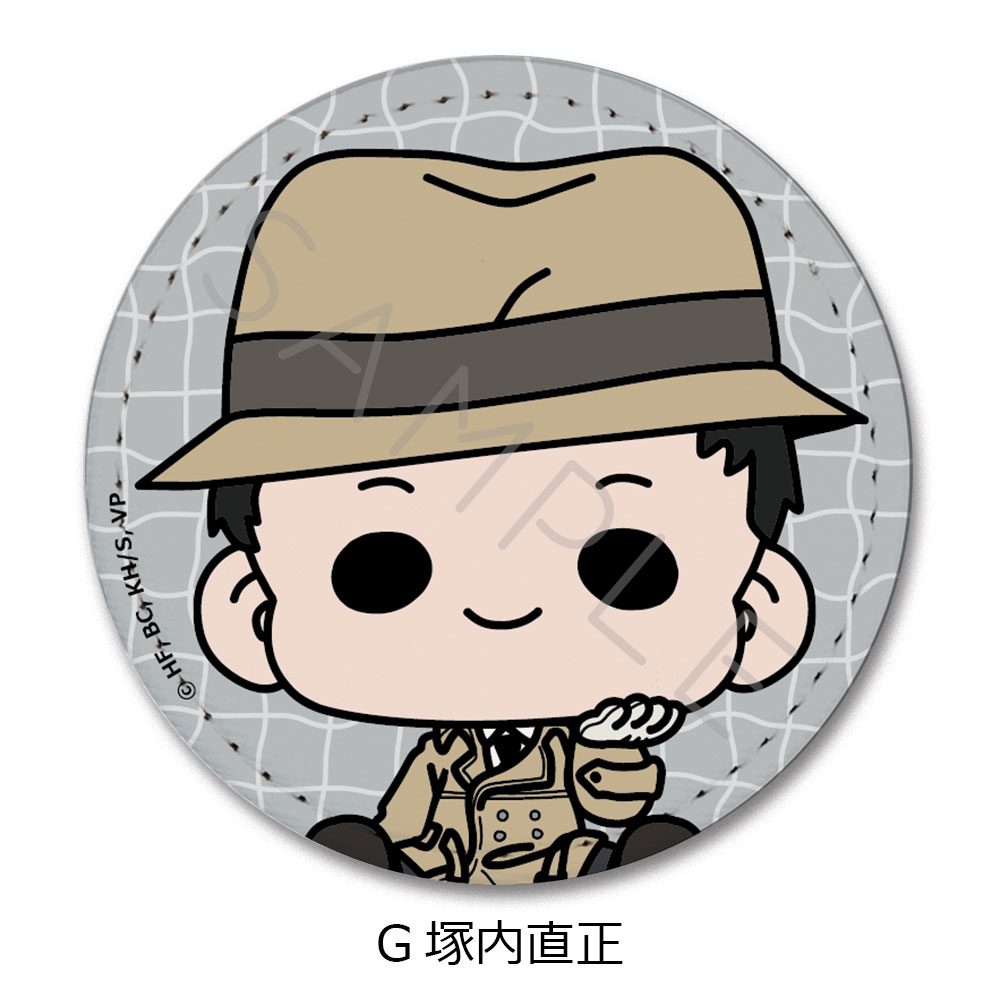 ヴィジランテ -僕のヒーローアカデミア ILLEGALS- レザーバッジ G 塚内直正 ("My Hero Academia: Vigilantes" Leather Badge G Tsukauchi Naomasa)
