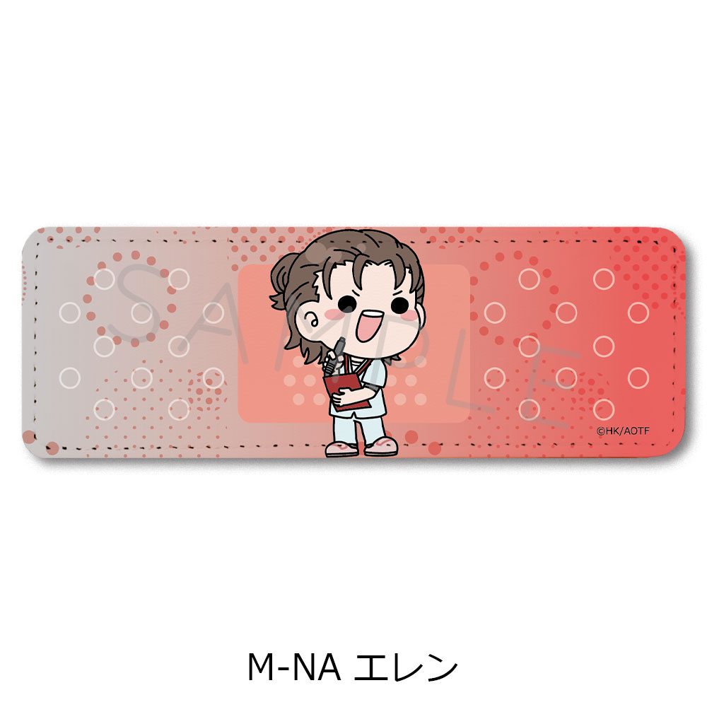 進撃の巨人 The Final Season 第15弾 レザーバッジ(ロング) M-NA エレン ("Attack on Titan The Final Season" Vol. 15 Leather Badge (Long) M-NA Eren)