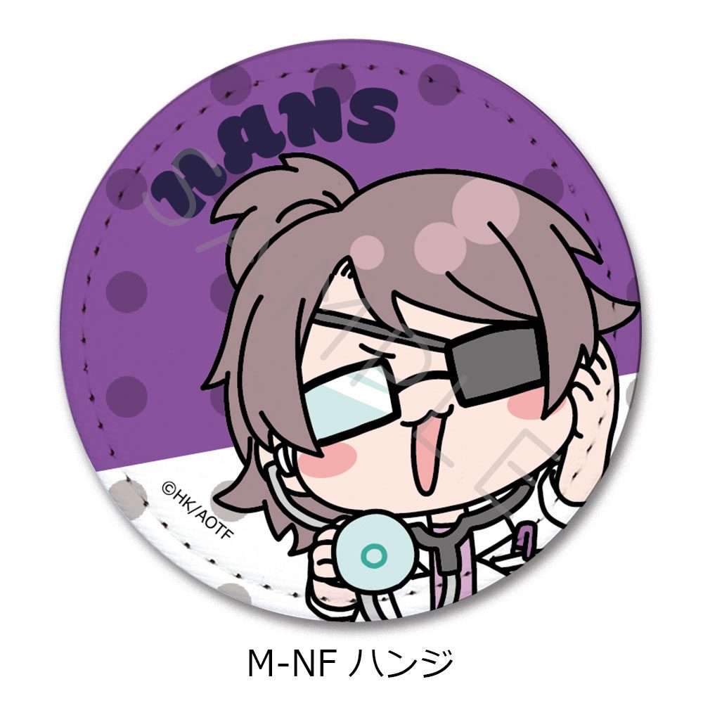 進撃の巨人 The Final Season 第15弾 レザーバッジ(丸形) M-NF ハンジ ("Attack on Titan The Final Season" Vol. 15 Leather Badge (Round) M-NF Hans)