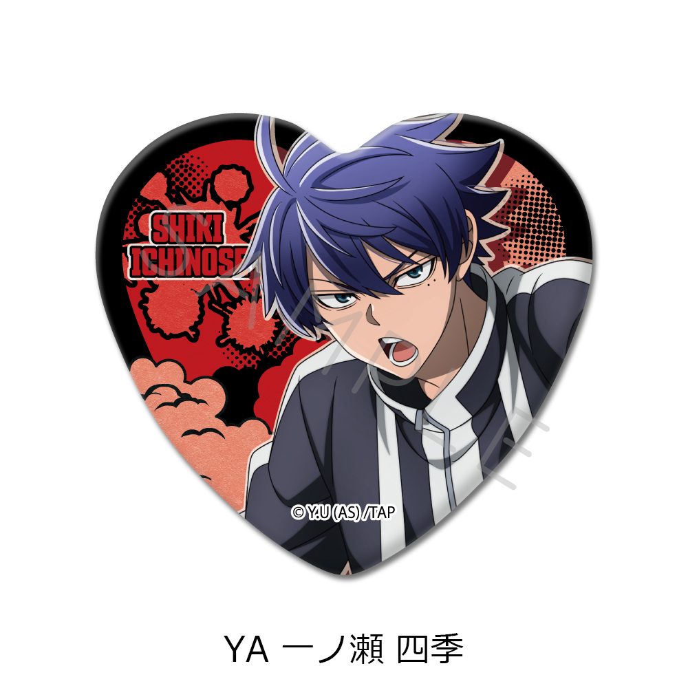 桃源暗鬼 第1弾 ハート型缶バッジ YA 一ノ瀬四季 ("Tougen Anki" Vol. 1 Heart Can Badge YA Ichinose Shiki)