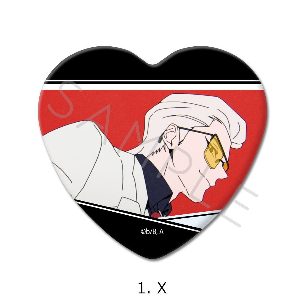 TO BE HERO X ハート型缶バッジ 1 X ("To Be Hero X" Heart Can Badge 1 X)