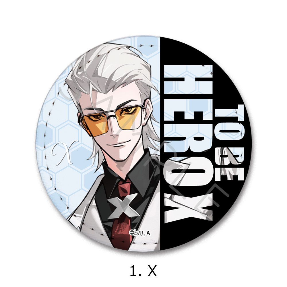 TO BE HERO X レザーバッジ 1 X ("To Be Hero X" Leather Badge 1 X)