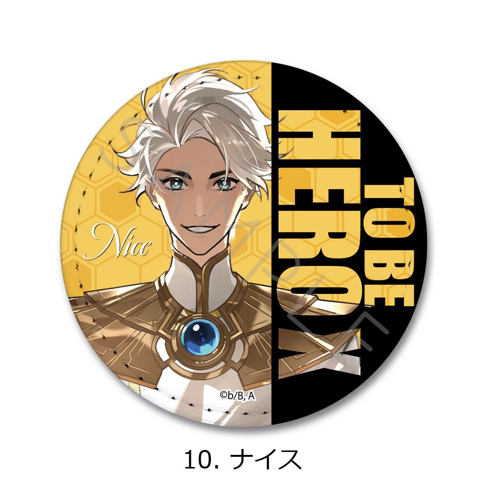 TO BE HERO X レザーバッジ 10 ナイス ("To Be Hero X" Leather Badge 10 Nice)