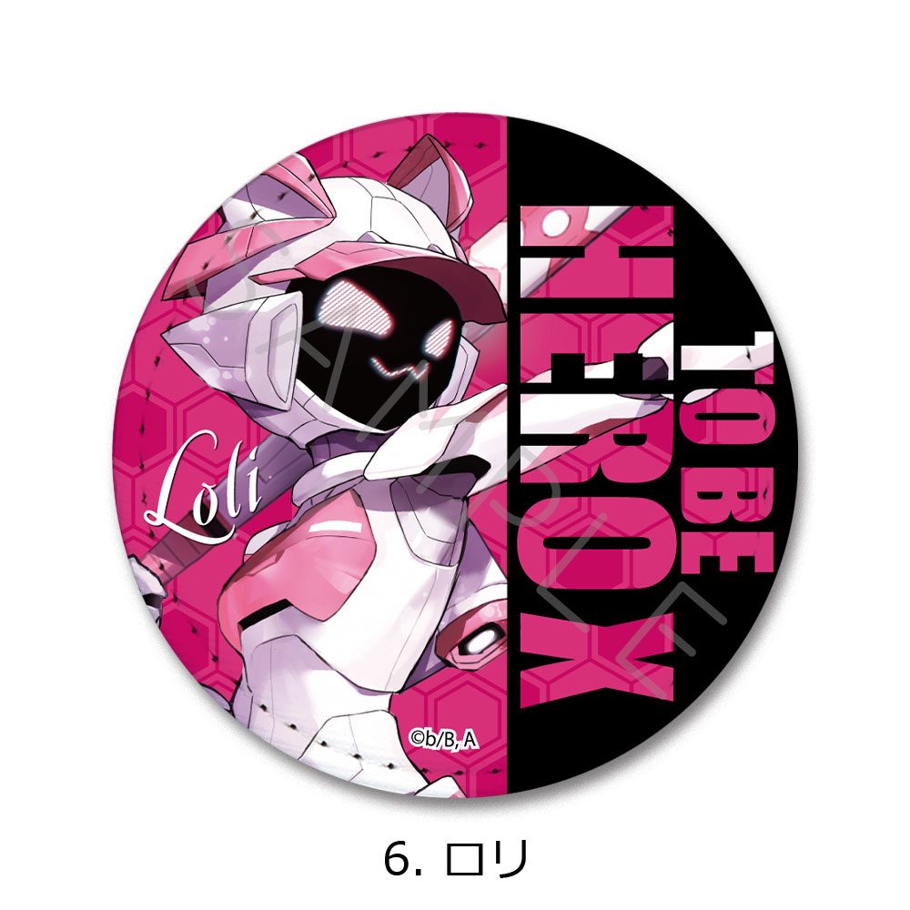 TO BE HERO X レザーバッジ 6 ロリ ("To Be Hero X" Leather Badge 6 Loli)