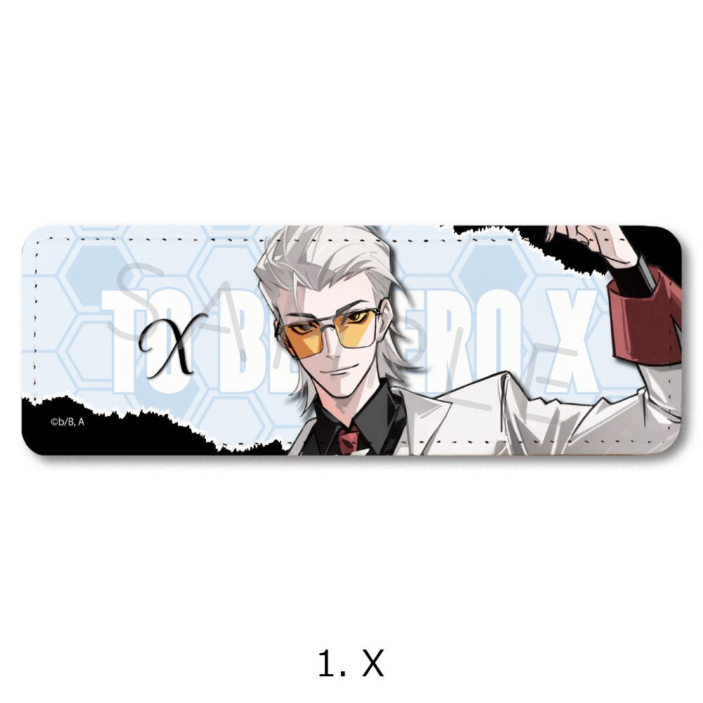 TO BE HERO X レザーバッジロング 1 X ("To Be Hero X" Leather Badge Long 1 X)
