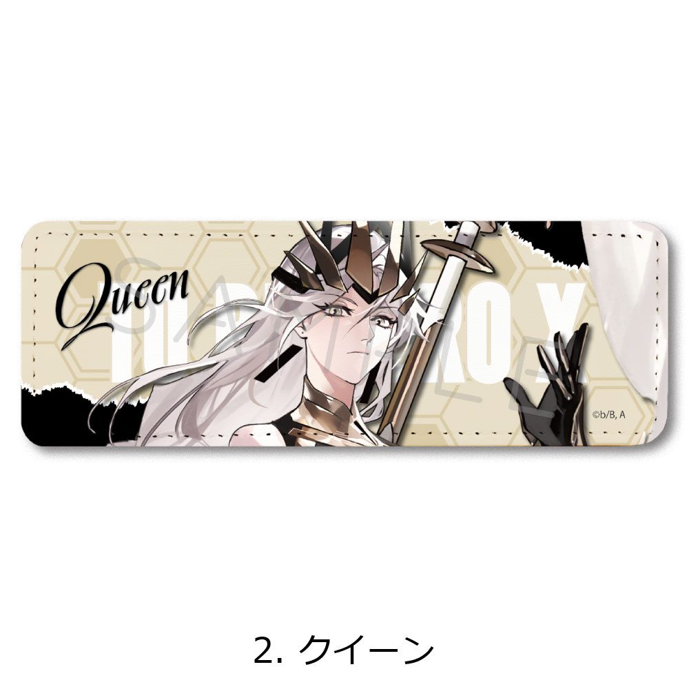 TO BE HERO X レザーバッジロング 2 クイーン ("To Be Hero X" Leather Badge Long 2 Queen)