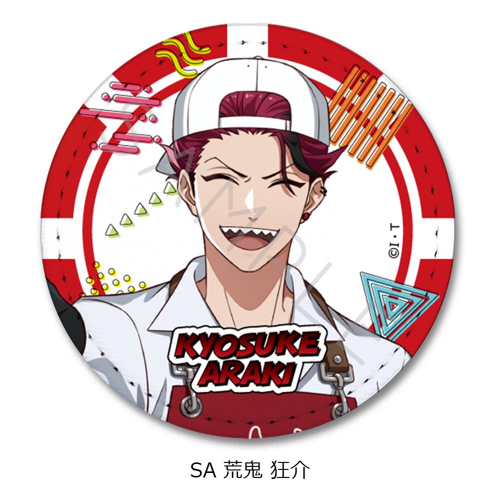 ライドカメンズ 第2弾 レザーバッジ(丸形) SA 荒鬼狂介 ("Ride Kamens" Vol. 2 Leather Badge (Round) SA Araki Kyosuke)