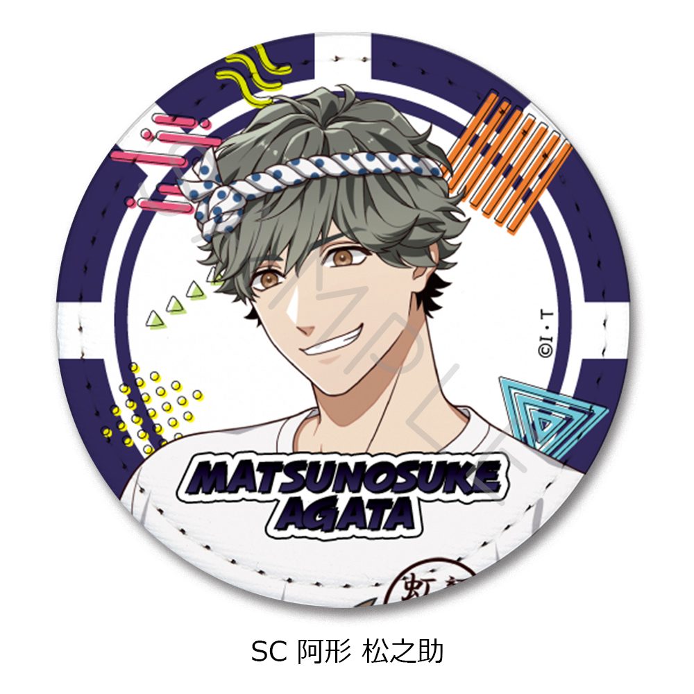 ライドカメンズ 第2弾 レザーバッジ(丸形) SC 阿形松之助 ("Ride Kamens" Vol. 2 Leather Badge (Round) SC Agata Matsunosuke)