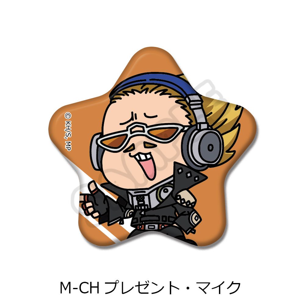 僕のヒーローアカデミア みんなmochocho化大作戦! 第5弾 星型缶バッジ M-CH プレゼント・マイク ("My Hero Academia" Minna mochocho Ka Daisakusen! Vol. 5 Star Can Badge M-CH Present Mic)