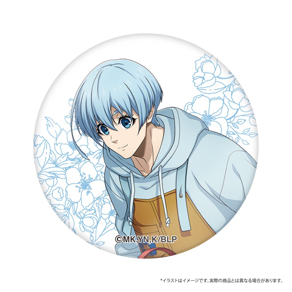 ブルーロック ガラスマグネット 氷織羊(お花屋さん) ("Blue Lock" Glass Magnet Hiori Yo (Florist))