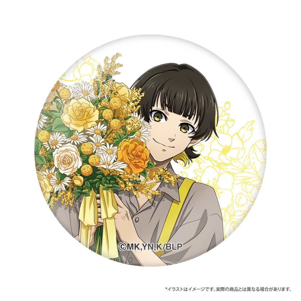ブルーロック ガラスマグネット 蜂楽廻(お花屋さん) ("Blue Lock" Glass Magnet Bachira Meguru (Florist))