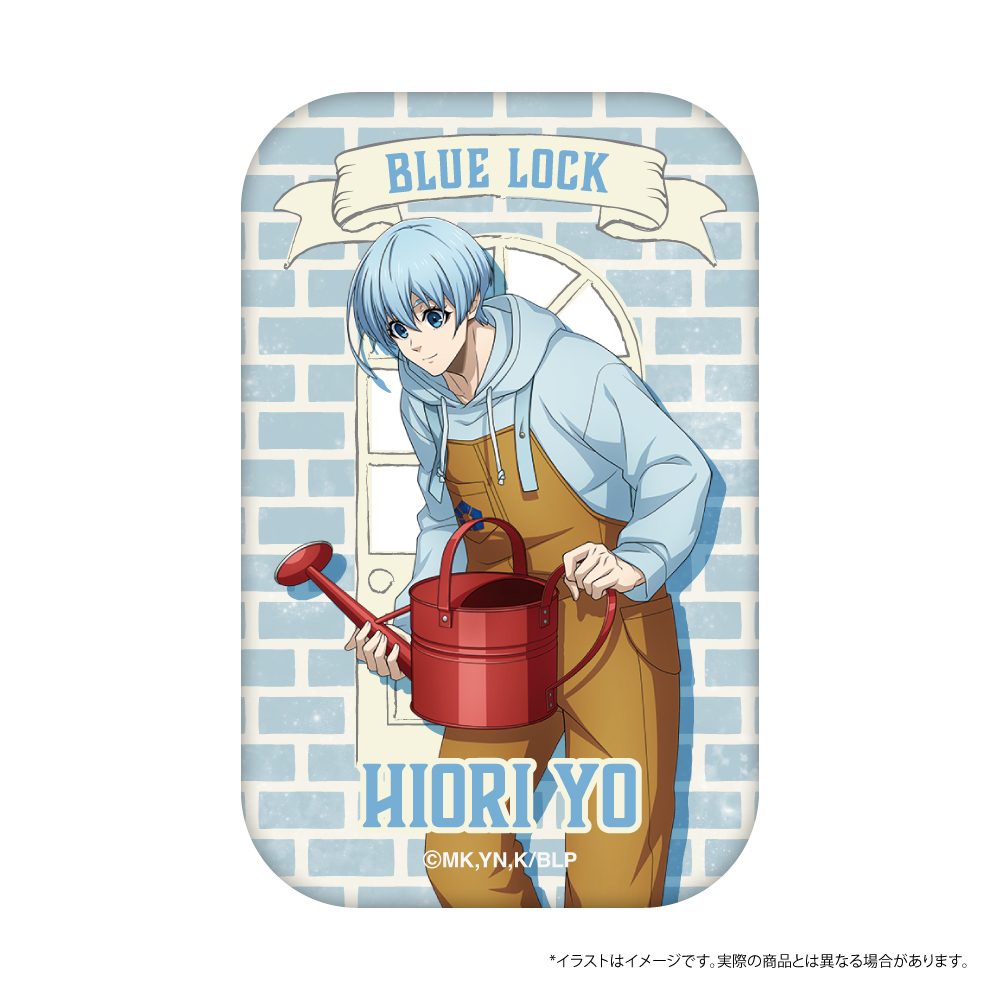ブルーロック スクエア缶バッジ 氷織羊(お花屋さん) ("Blue Lock" Square Can Badge Hiori Yo (Florist))