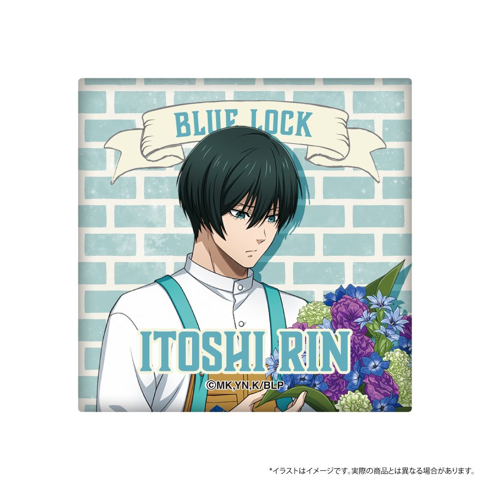 ブルーロック タイルマグネット 糸師凛(お花屋さん) ("Blue Lock" Tile Magnet Itoshi Rin (Florist))