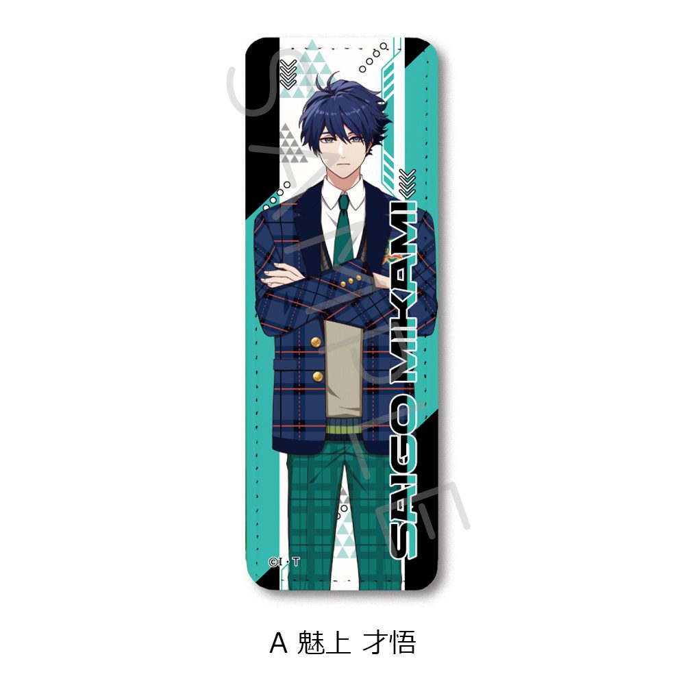 ライドカメンズ レザーバッジ(ロング) A 魅上才悟 ("Ride Kamens" Leather Badge (Long) A Mikami Saigo)