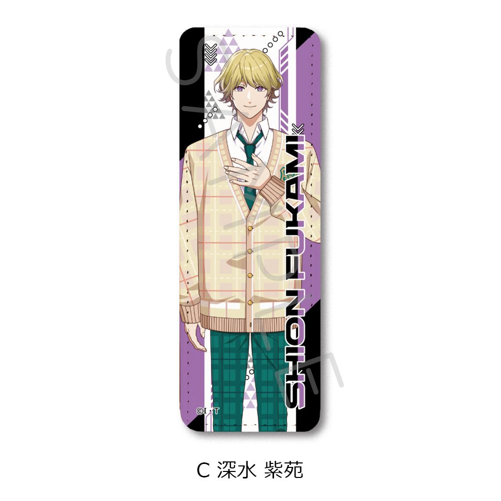 ライドカメンズ レザーバッジ(ロング) C 深水紫苑 ("Ride Kamens" Leather Badge (Long) C Fukami Shion)