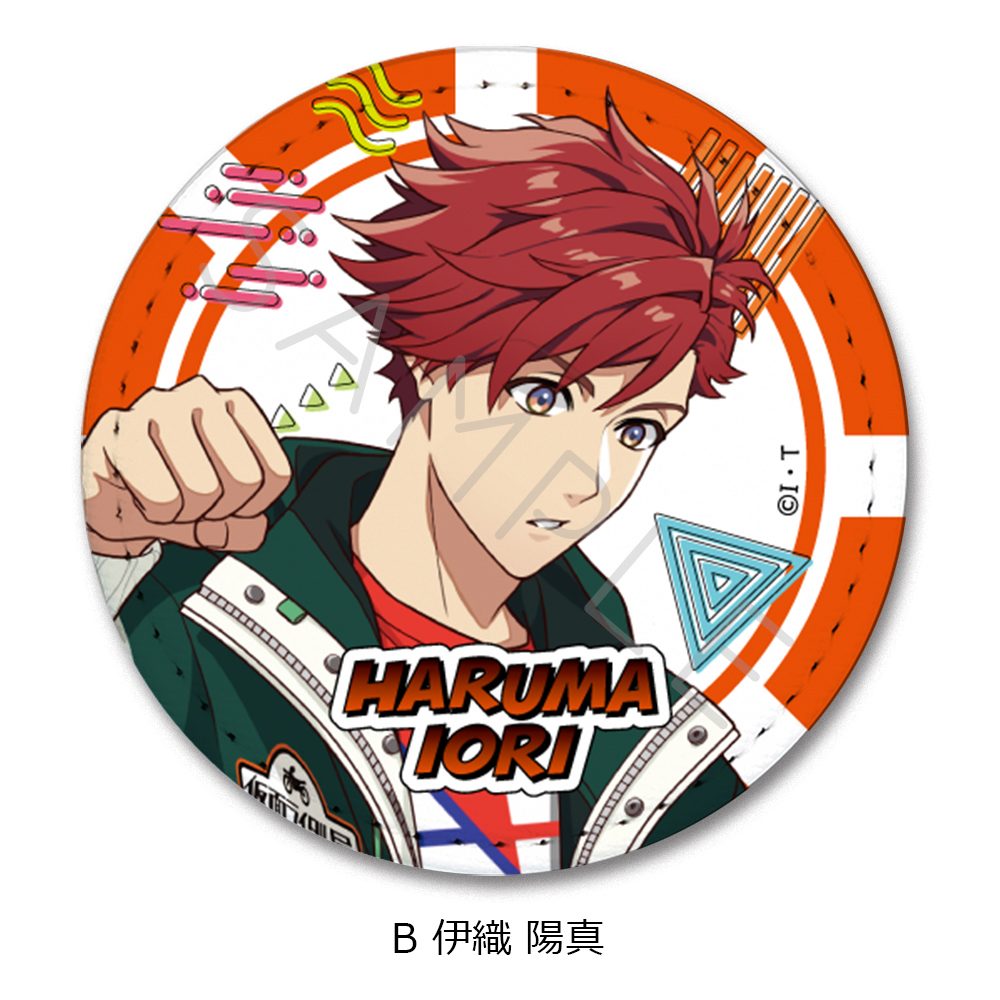 ライドカメンズ レザーバッジ(丸形) B 伊織陽真 ("Ride Kamens" Leather Badge (Round) B Iori Haruma)