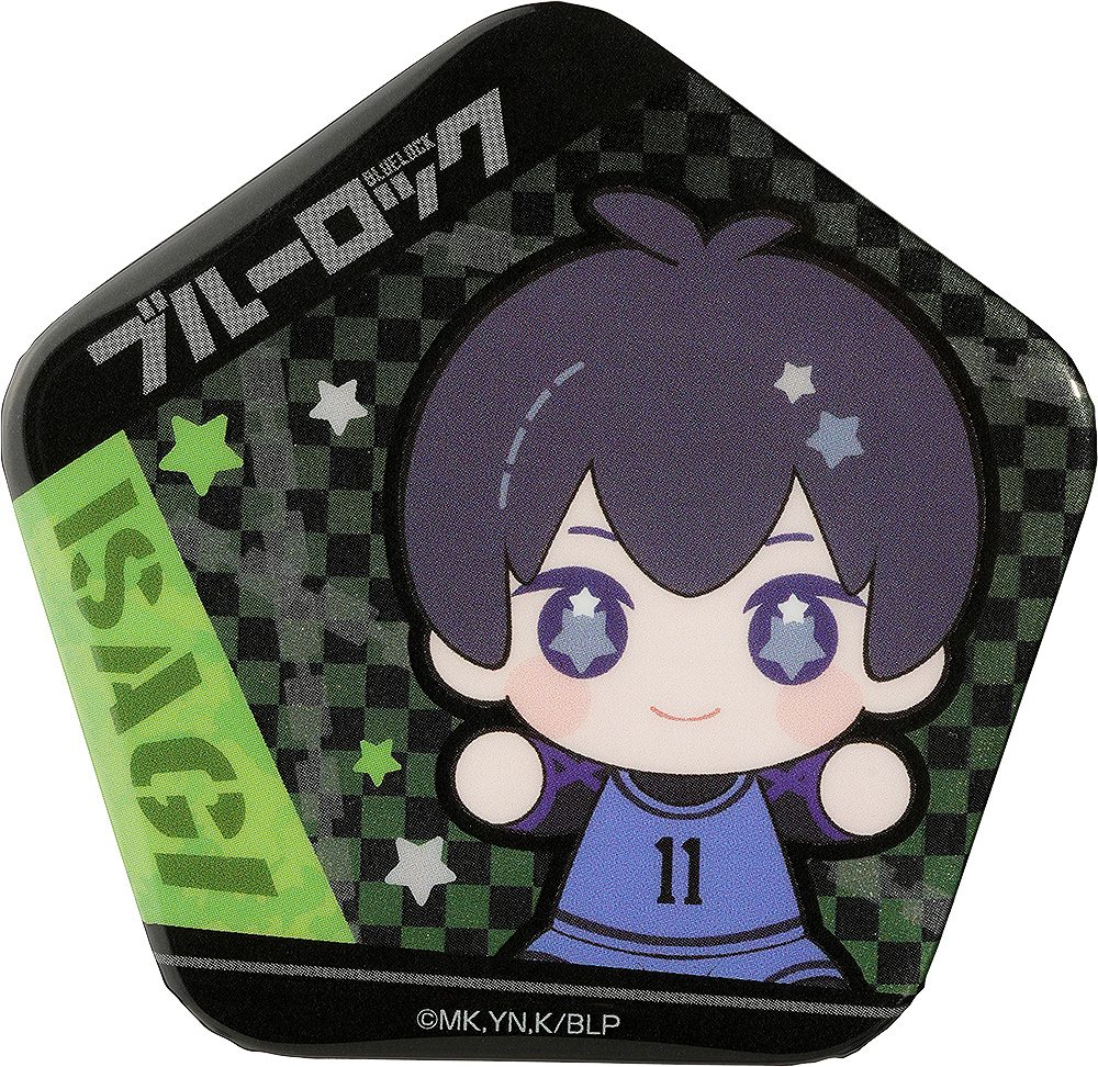 HUGGYシリーズ缶バッジ ブルーロック 潔世一 (HUGGY Series Pinback Button "Blue Lock" Isagi Yoichi)