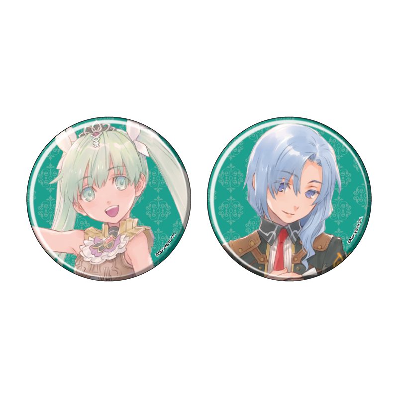 缶バッジ2個セット ルーンファクトリーシリーズ 06 フレイ&ビシュナル(描き下ろしイラスト) (Can Badge 2 Set "Rune Factory" Series 06 Frey & Vishnal (Original Illustration))