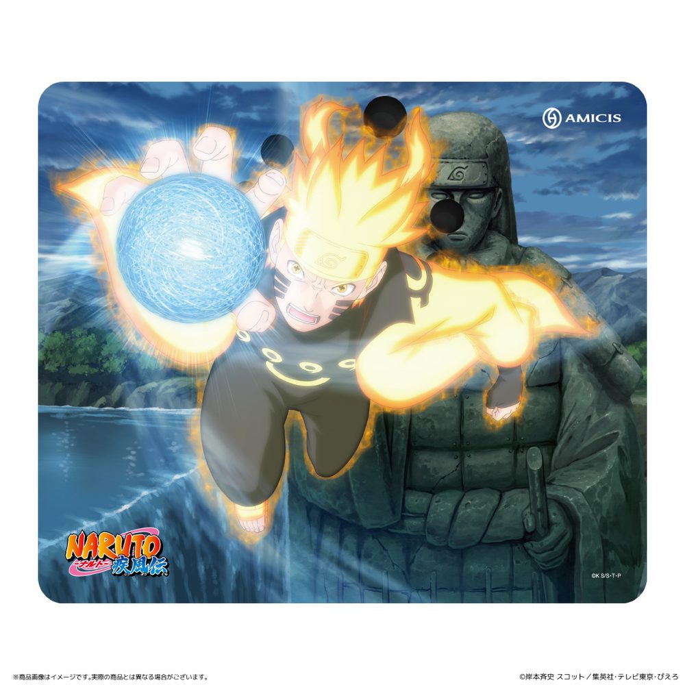 NARUTO-ナルト- 疾風伝 AMICIS ガラスマウスパッド うずまきナルトEdition 限定描き下ろし ("NARUTO -Shippuden-" AMICIS Glass Mouse Pad Uzumaki Naruto Edition Limited Original Illustration)