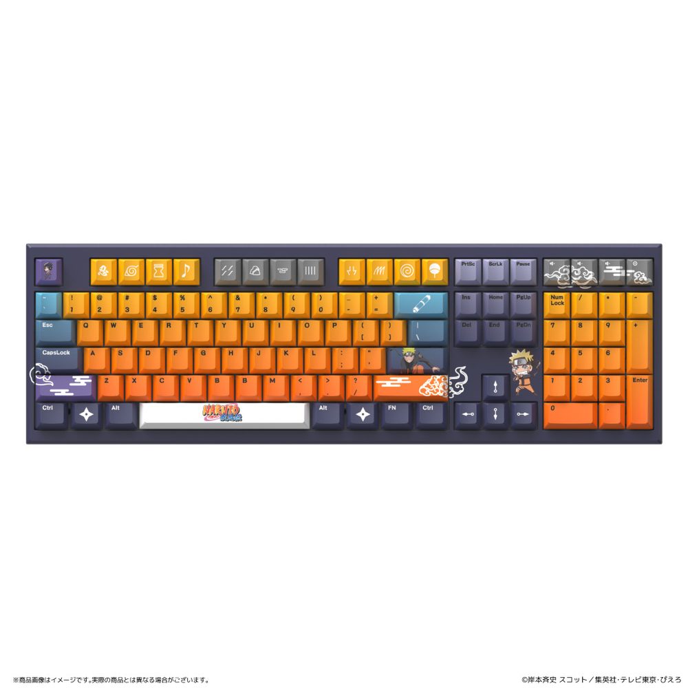 NARUTO-ナルト- 疾風伝 AMICIS メカニカルキーボード 108 英語配列 Standard Edition ("NARUTO -Shippuden-" AMICIS Mechanical Keyboard 108 English Layout Standard Edition)