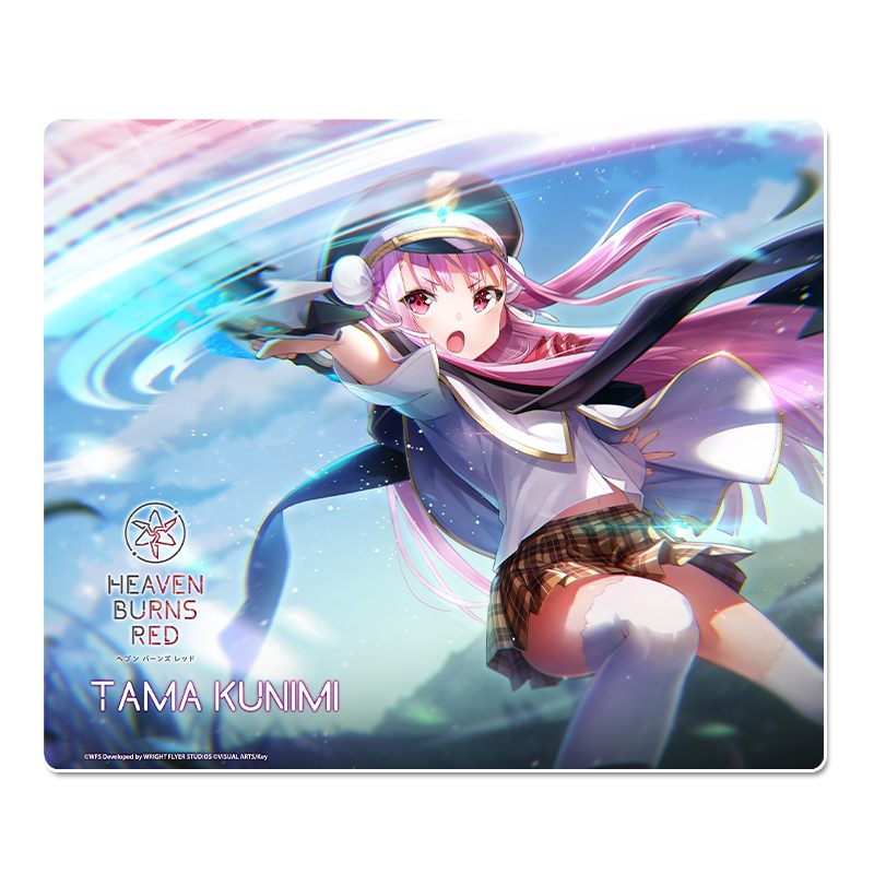 ヘブンバーンズレッド マウスパッド 國見タマ ("Heaven Burns Red" Mouse Pad Kunimi Tama)