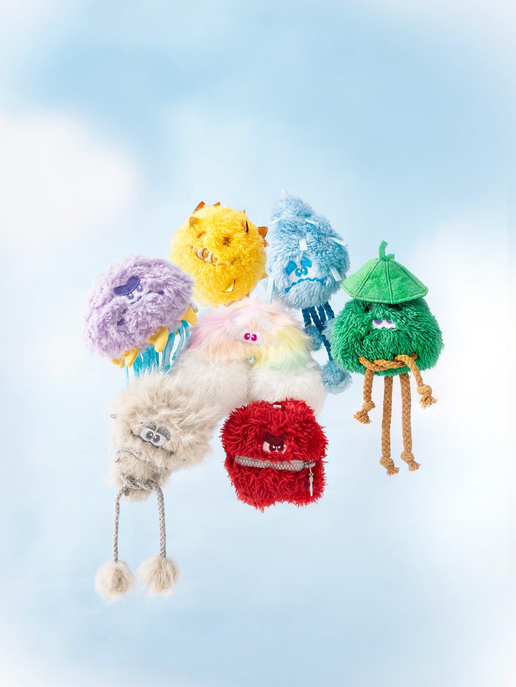 Colliegogo Fluffball もじゃもじゃ気象庁シリーズ トレーディングプラッシュ (COLLIEGOGO FLUFFBALL METEOROLOGY - "FUZZY BUREAU" SERIES TRADING PLUSH)