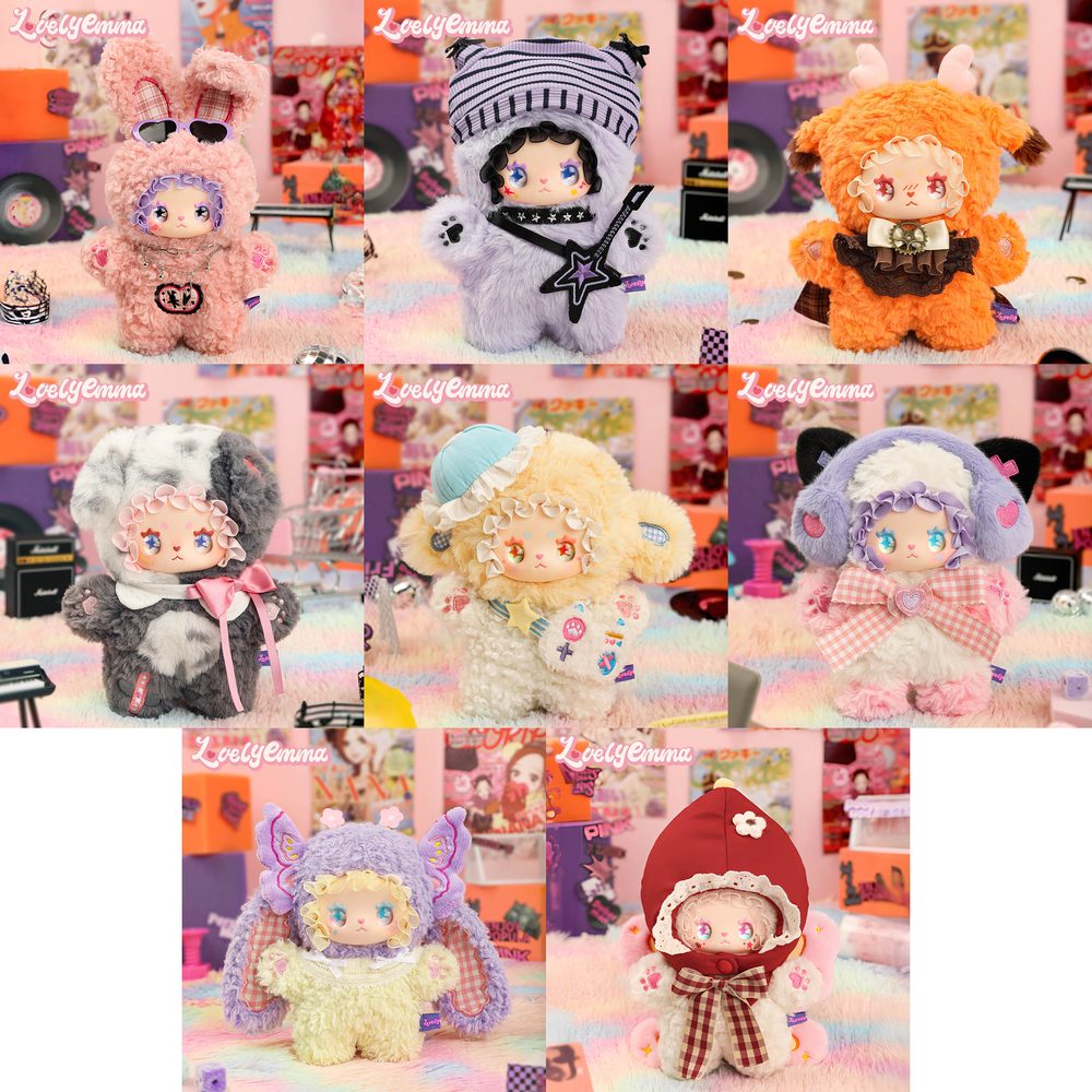 YANCHUANG LOVELY EMMA PUNK ERAシリーズ トレーディングプラッシュ (YANCHUANG LOVELY EMMA PUNK ERA SERIES TRADING PLUSH)