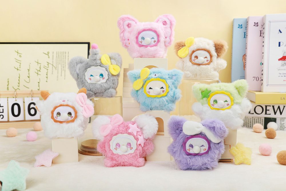 YANCHUANG LOVELY EMMA RUA RUA(ルアルア)動物園 風船ガムシリーズ トレーディングプラッシュ (YANCHUANG LOVELY EMMA'S RUA RUA ZOO BUBBLE PUFF STRESS RELIEF SERIES TRADING PLUSH)